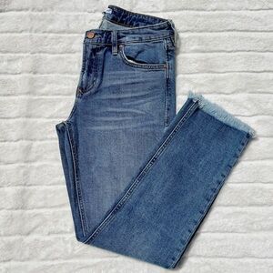 Dear John Blaire Straight Leg Jean in Breckland Mid Rise Ankle Slim Size 27